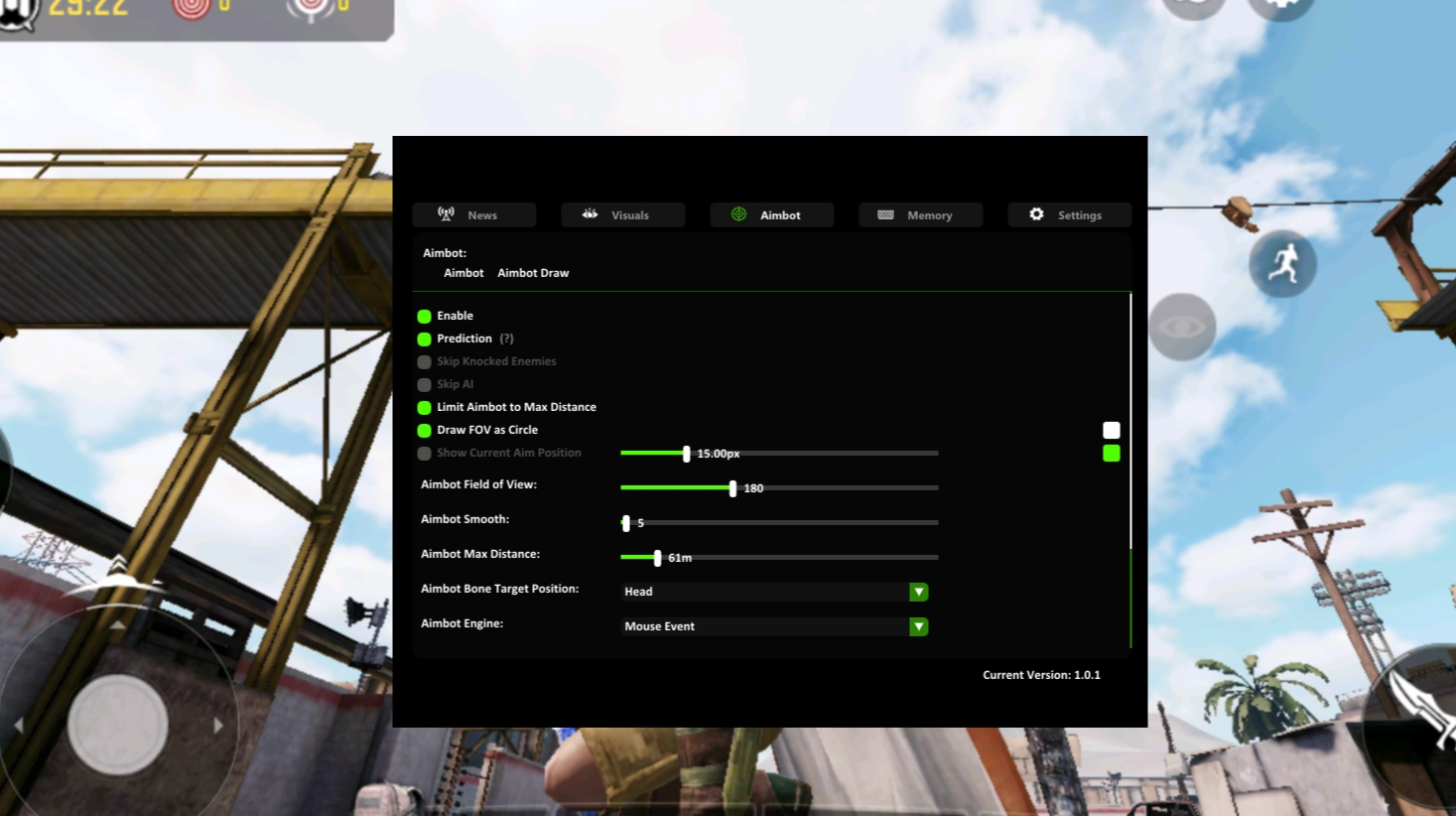 CODM EMU — Menu