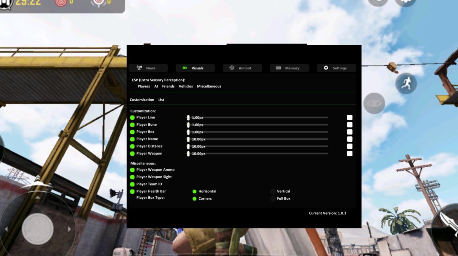 CODM EMU — Menu