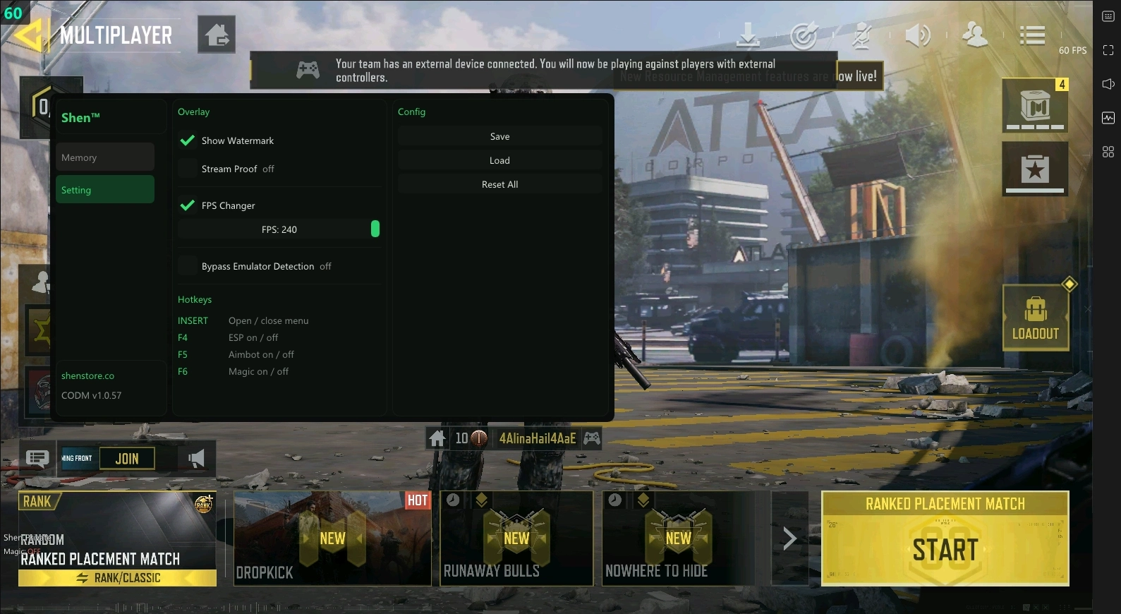 CODM PC — Private Garena