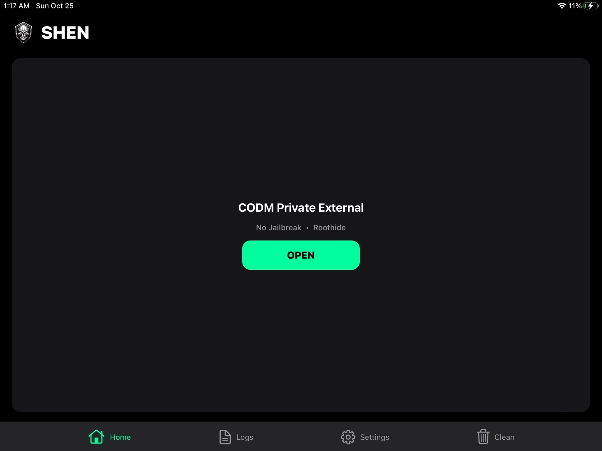 CODM iOS — Private External
