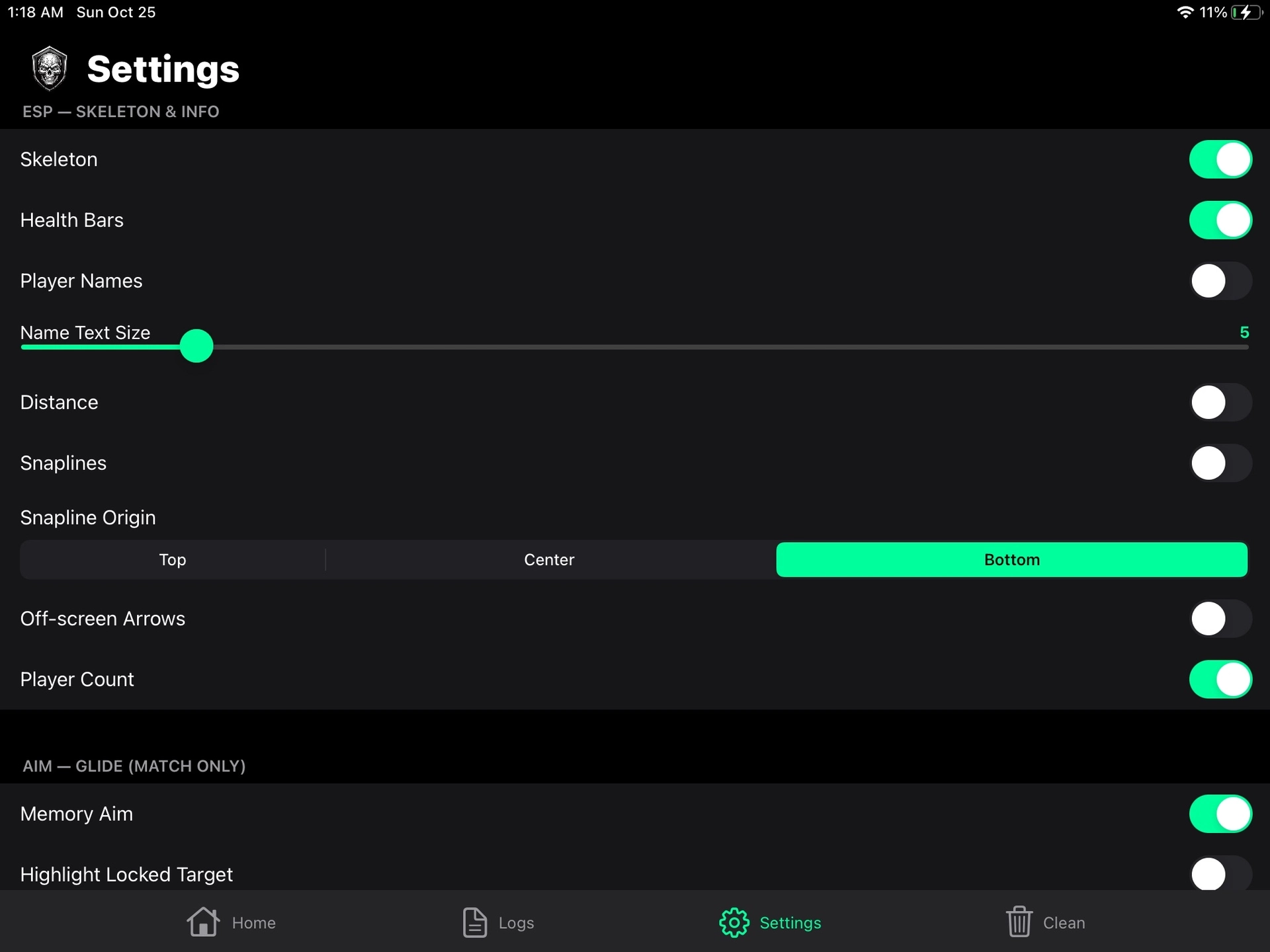 CODM iOS — Private External