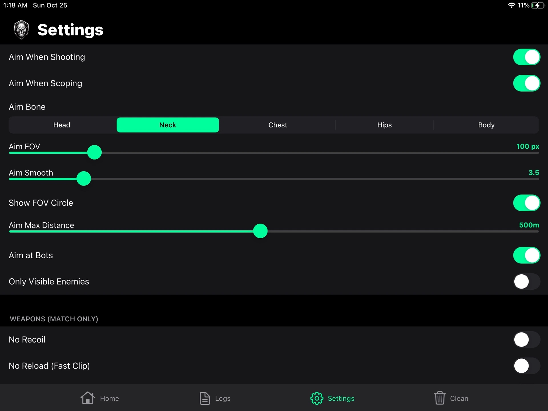 CODM iOS — Private External