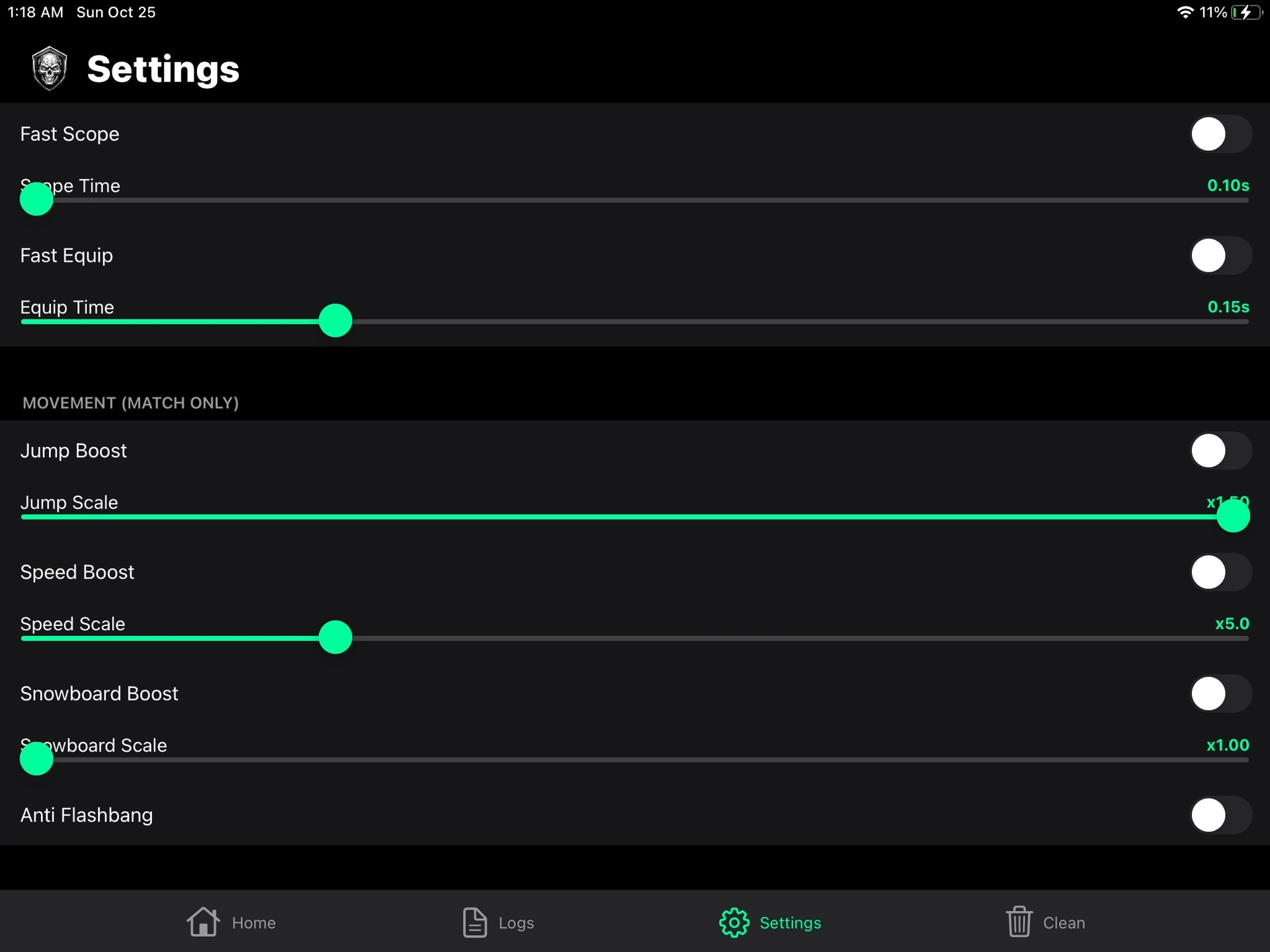 CODM iOS — Private External