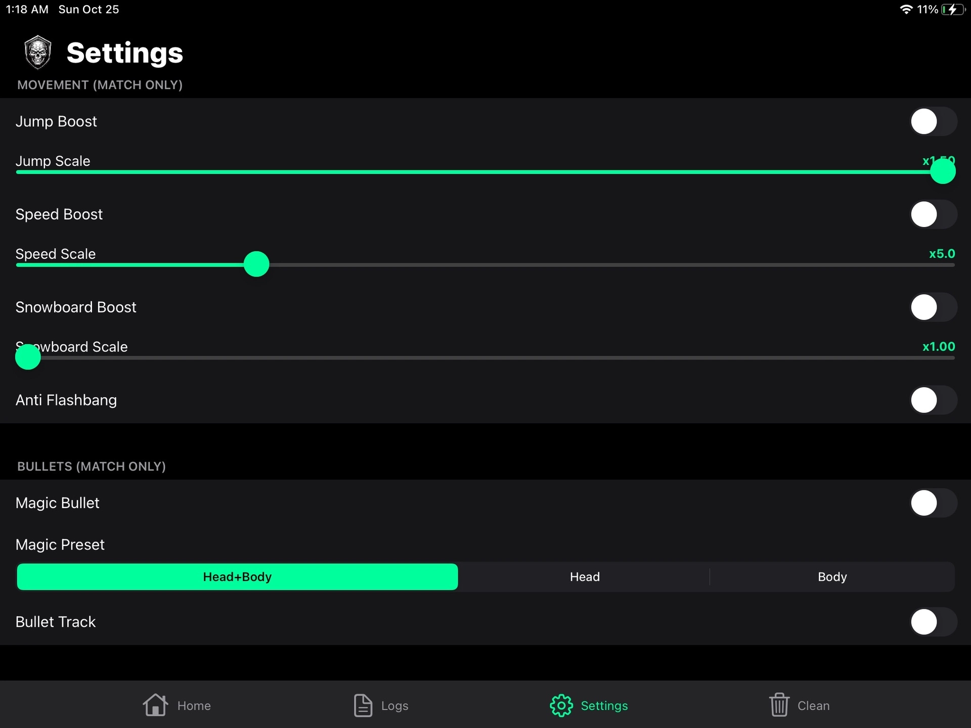 CODM iOS — Private External